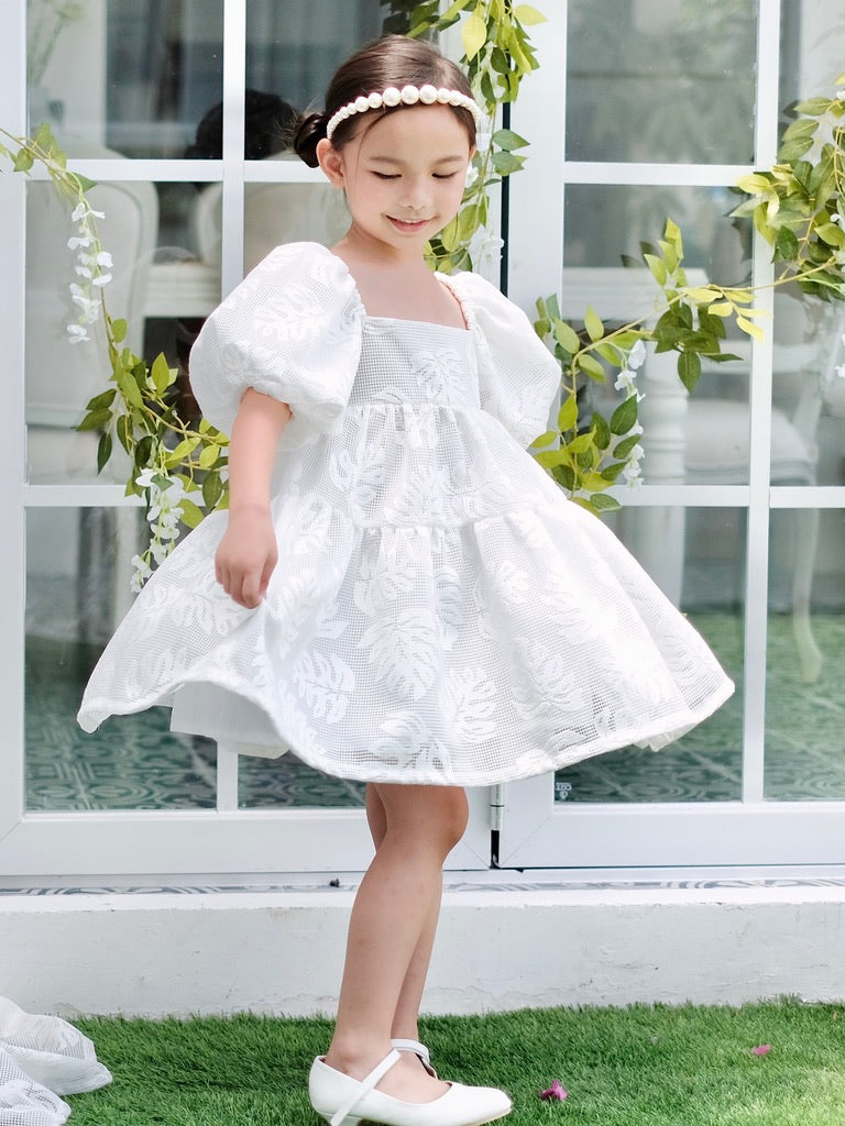 Sevilla Mini Dress  | White Lace