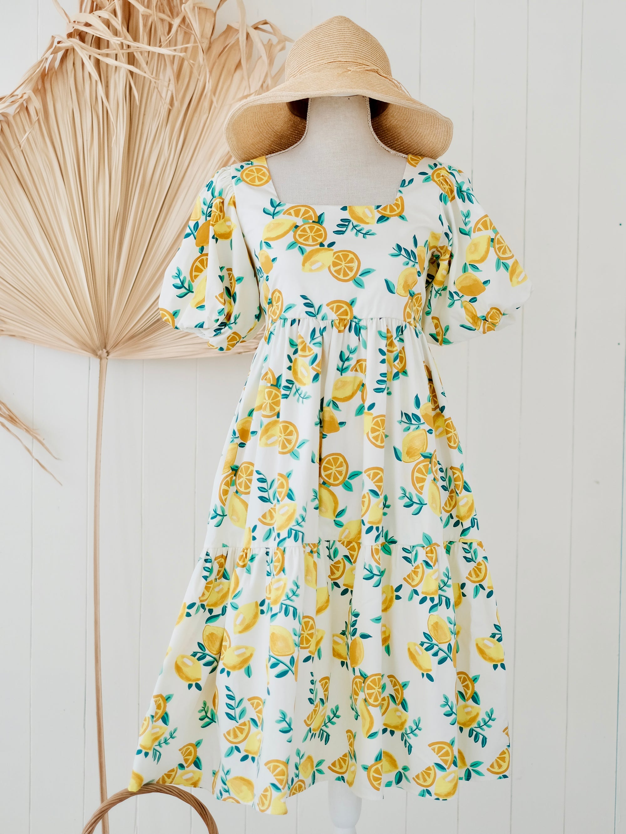 Merida Dress | Lemon Print | Women