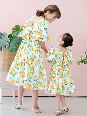 Merida Dress | Lemon Print | Women